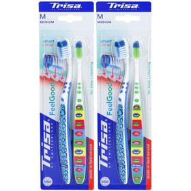 TRISA® Feelgood Smart Clean Brosse à dents moyenne