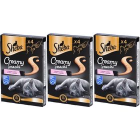 Sheba Creamy Snacks – Friandises au Saumon pour Chat