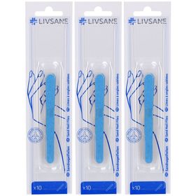 LIVSANE® Nagelvijlen met zandkorrel aan beide zijden
