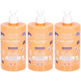 BeauTerra Gel Lavant Certifié Bio - Bébé Non Parfumé