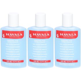 MAVALA Nagellackentferner blau x3