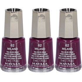 Mavala Mini Color Nagellack Creme Milano x3