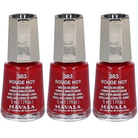 Mavala Nagellack Rouges de Mavala Rouge Hot 383 x3