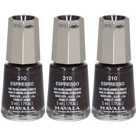 Mavala Mini Color Nagellack 310 Espresso x3
