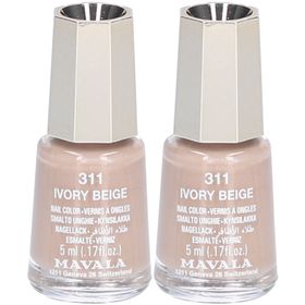 Mavala Mini Color Nagellack Elfenbein-Beige x2