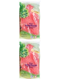 SÄNGER Wärmflasche 2L Lamelle 1 Seite rot x2