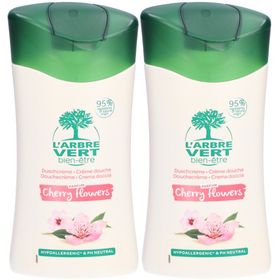 L'ARBRE VERT Crème de douche écologique Fleurs de Cerisier
