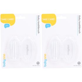 babyono Erste Zähne Zahnbürste x2