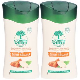 L'ARBRE VERT Crème de douche écologique Amande douce