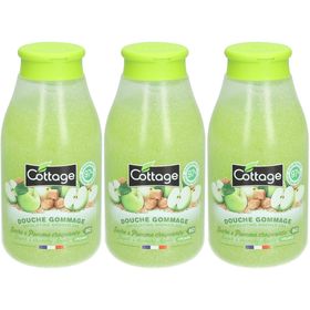 COTTAGE Douche Gommage Sucre & Pomme Croquante Bio