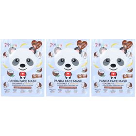 7TH HEAVEN Panda gezichtsmasker - kokosnoot en banaan