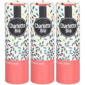 CHARLOTTE BIO Matte lippenstift - Rosérood