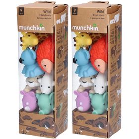 MUNCHKIN Spritztiere zum Baden 9M+ Wild 8 Stk x2