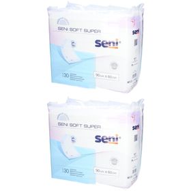 SENI Soft Super Bettschutz 90x60cm 30 Stk x2