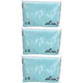 ELSA Taie d'oreiller 50 x 9 cm velours Bleu clair