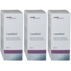 Contopharma® i-comfort ! – Bewaar- en spoelvloeistof voor harde, zuurstofdoorlatende contactlenzen