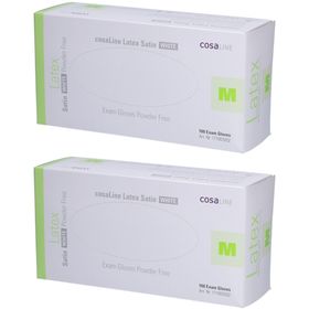 cosaLine® Poedervrije M latex onderzoekshandschoenen