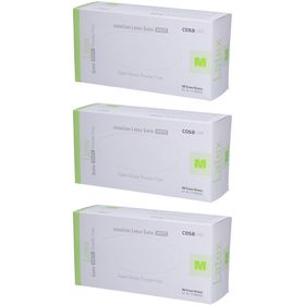 cosaLine® Gants d'examen M latex non poudrés