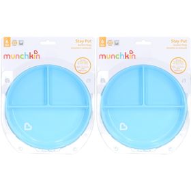 MUNCHKIN Teller mit Saugnäpfen Stay Put x2