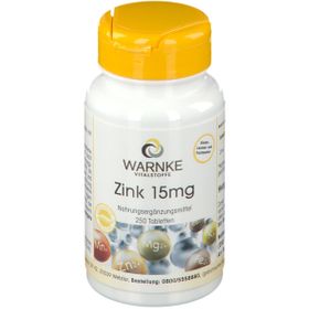 WARNKE Zink 15 mg