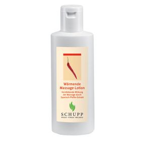 Schupp Lotion de massage chauffante