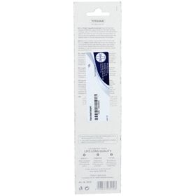 Titania® Râpe à callosité double - acier inoxydable & manche plastique