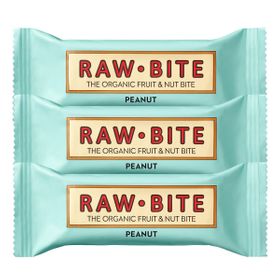 Rawbite Fruit- en notenreep met pinda’s