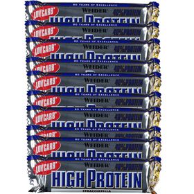 Weider 40 % High Protein Low Carb, Stracciatella, Riegel