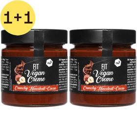 nu3 Fit Vegan Crème Crunchy Hazelnut - Cacao | 1+1 GRATIS