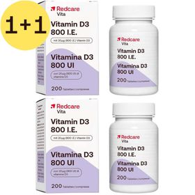 Redcare Vita Vitamine D3 800 I.E. | 1+1 GRATUIT