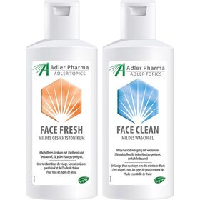 FACE Clean mildes Waschgel + FACE Fresh mildes Gesichtstonikum ohne Alkohol