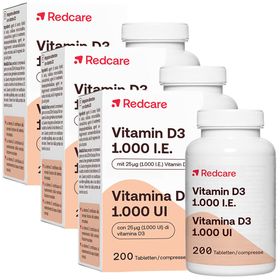 Redcare Vitamine D3 1000 UI