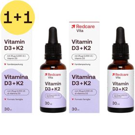 Redcare Vitamine D3 + K2 | 1+1 GRATUIT