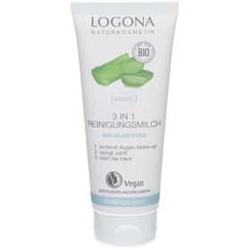 Logona Cosmétiques naturels Lait démaquillant 3 en 1