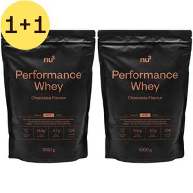 nu3 Performance Whey Chocolade | 1+1 GRATIS