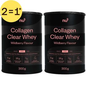 nu3 Collagen Clear Whey Saveur fruits rouges | 2=1*