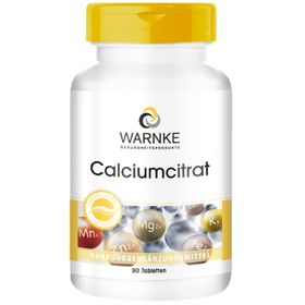 Warnke Vitalstoffe | Calciumcitraat 300 mg calcium
