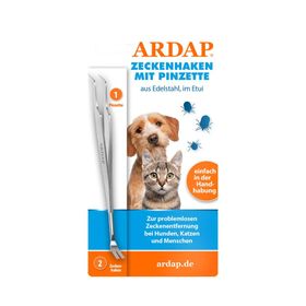 Ardap® Crochet à tiques avec pincette
