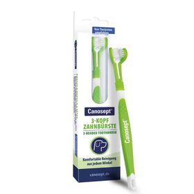Canosept® 3-koppige tandenborstel voor honden