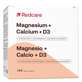 Redcare Magnésium + Calcium + D3