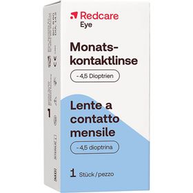 Redcare Eye Lentille Mensuelle -4,5