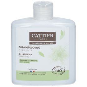 Cattier Shampooing Argile Verte Cuir Chevelu Gras