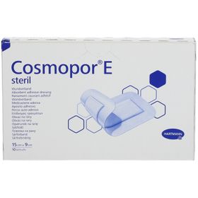 Cosmopor E Steril, Pansement Stérile, Autoadhésif, Couvrant, Adhésif 4 Côtés, 15 Cm X 9 Cm