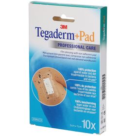 Tegaderm + Pad, Hechtpleister met Absorberend Kompres, Steriel, 5 cm x 7 cm (ref. 13)
