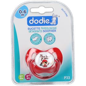 dodie® Sucette Physiologique silicone 0 à 6 mois