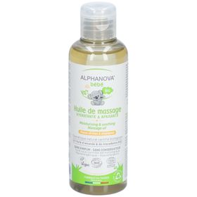 Alphanova Bébé Huile de Massage Hydratante et Apaisante