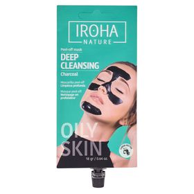 IROHA Nature Deep cleansing masque peel-off au charbon