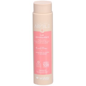 ARGILETZ Lait démaquillant à l’argile rose
