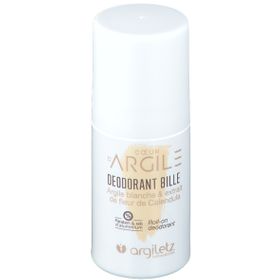 Argiletz Deodorant Roll-on Witte Klei 6 Calendula bloemenextract