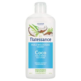 Natessance Biologische Virgin Kokosolie 100% Puur Eerste Koudgeperste